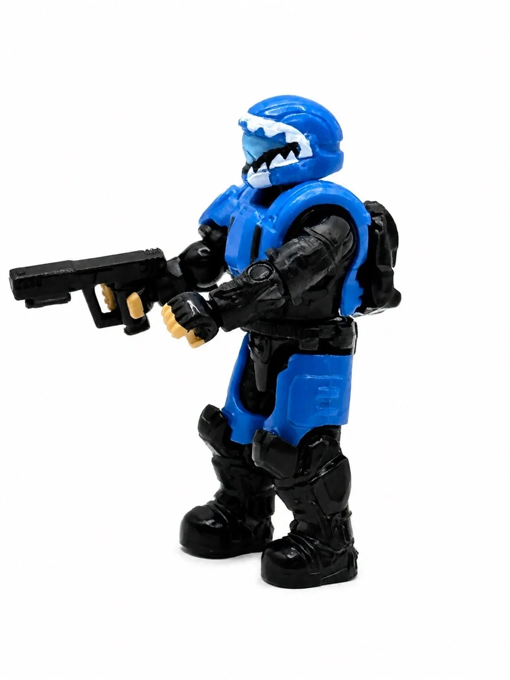 Mega Bloks Halo Metallic Series Cobalt Blue ODST Drop Pod Shock Trooper 97354